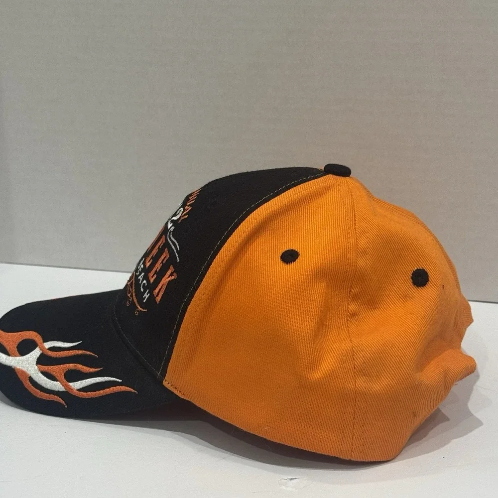 71st Annual Bike Week Daytona Beach 2012 Men Brown Orange Adj‎ Strapback Cap Hat